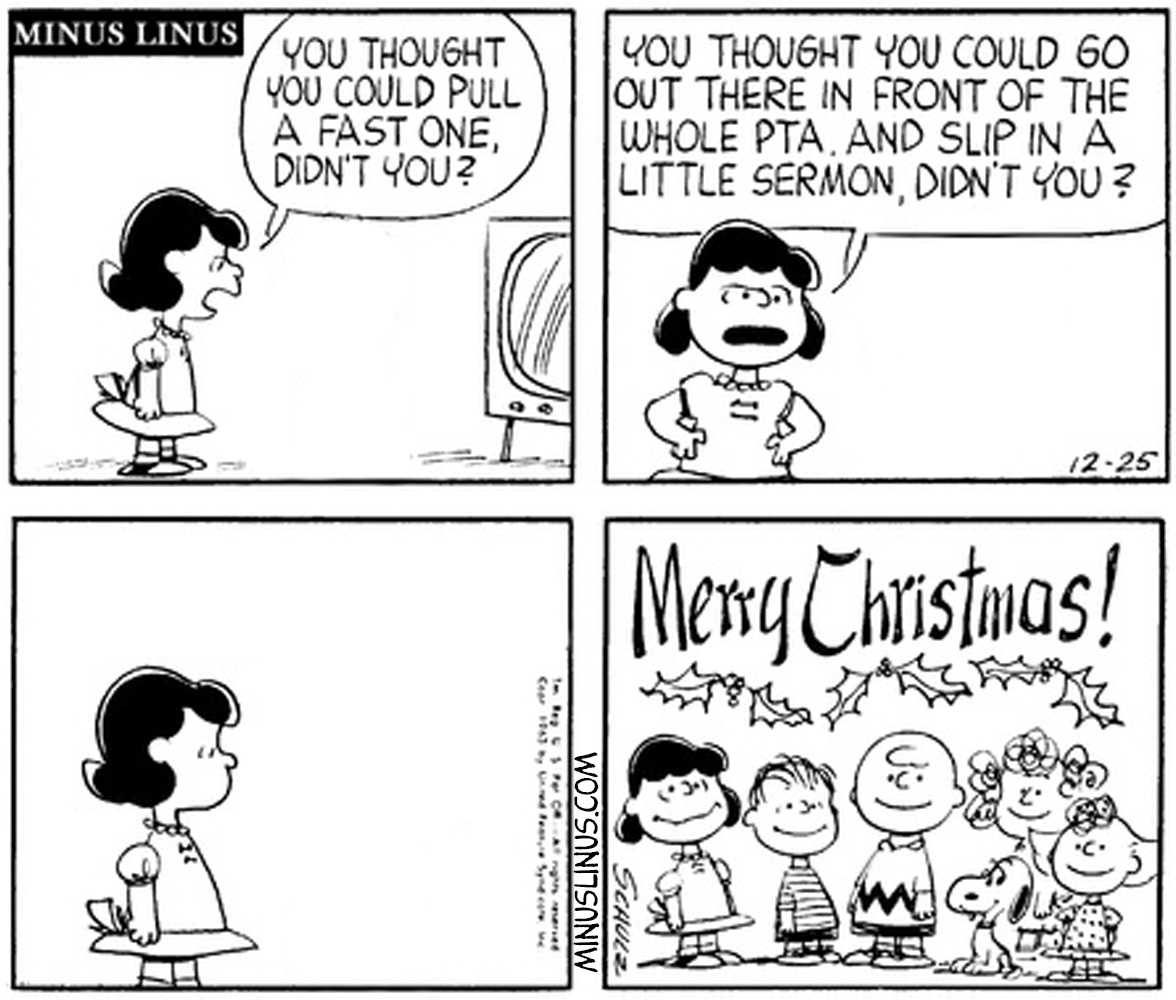 Merry Christmas, Minus Linus!