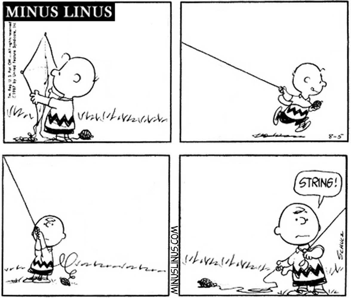 That’s real good, Charlie Brown!  Now, what’s it attached to?