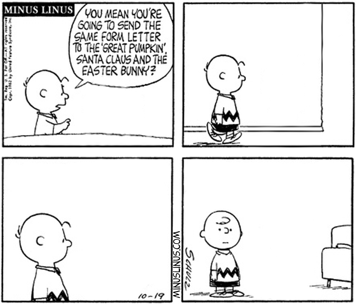 It’s a Lot to Think About, Isn’t It, Charlie Brown?