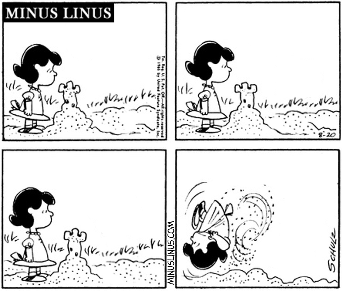 Watch Out, Lucy – Sometimes the Sand Kicks Back!