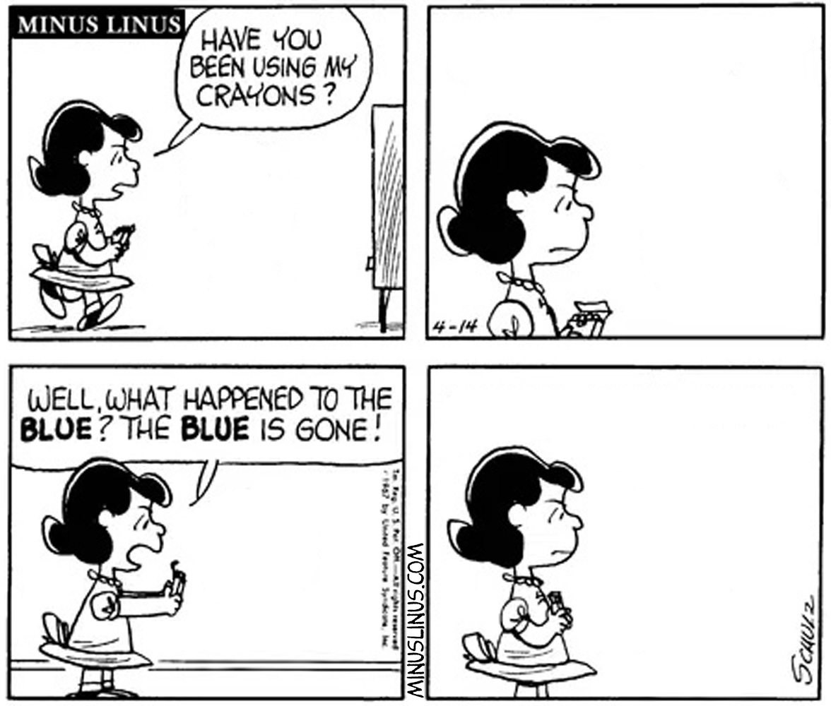 I don’t think TVs use crayons, Lucy…