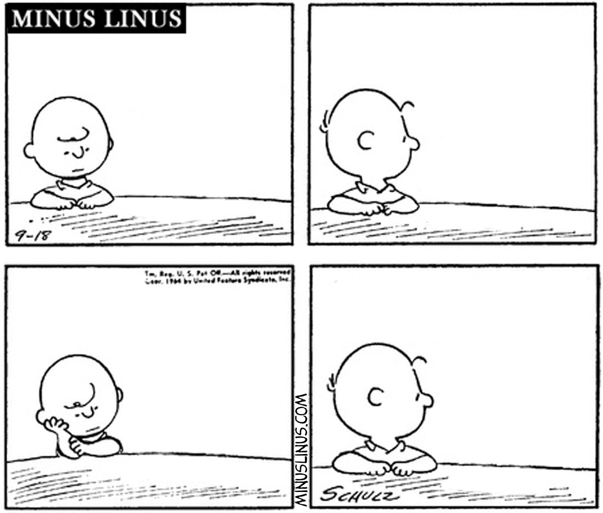 Charlie Brown Does Neck Exercises