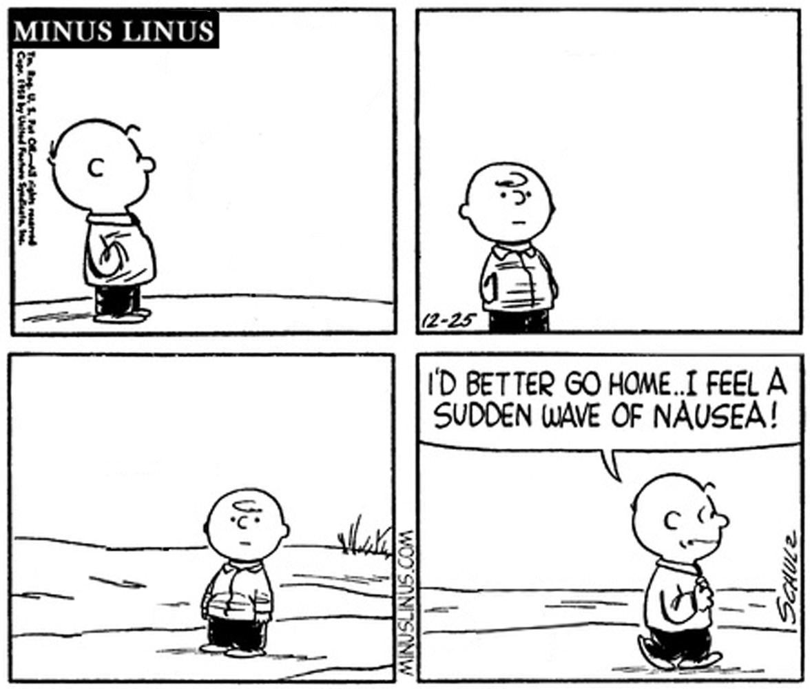 Stop Turning Your Head So Fast, Charlie Brown.