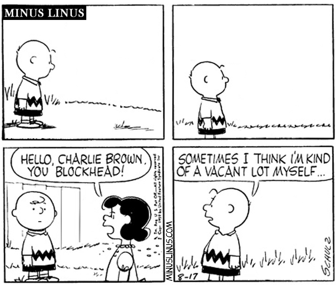 Hard to Argue With That One, Charlie Brown…