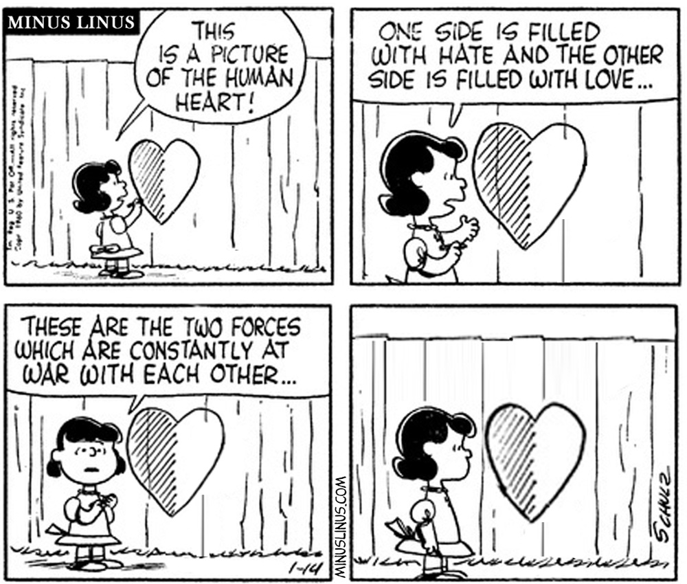 Wow… that’s pretty deep, Lucy…