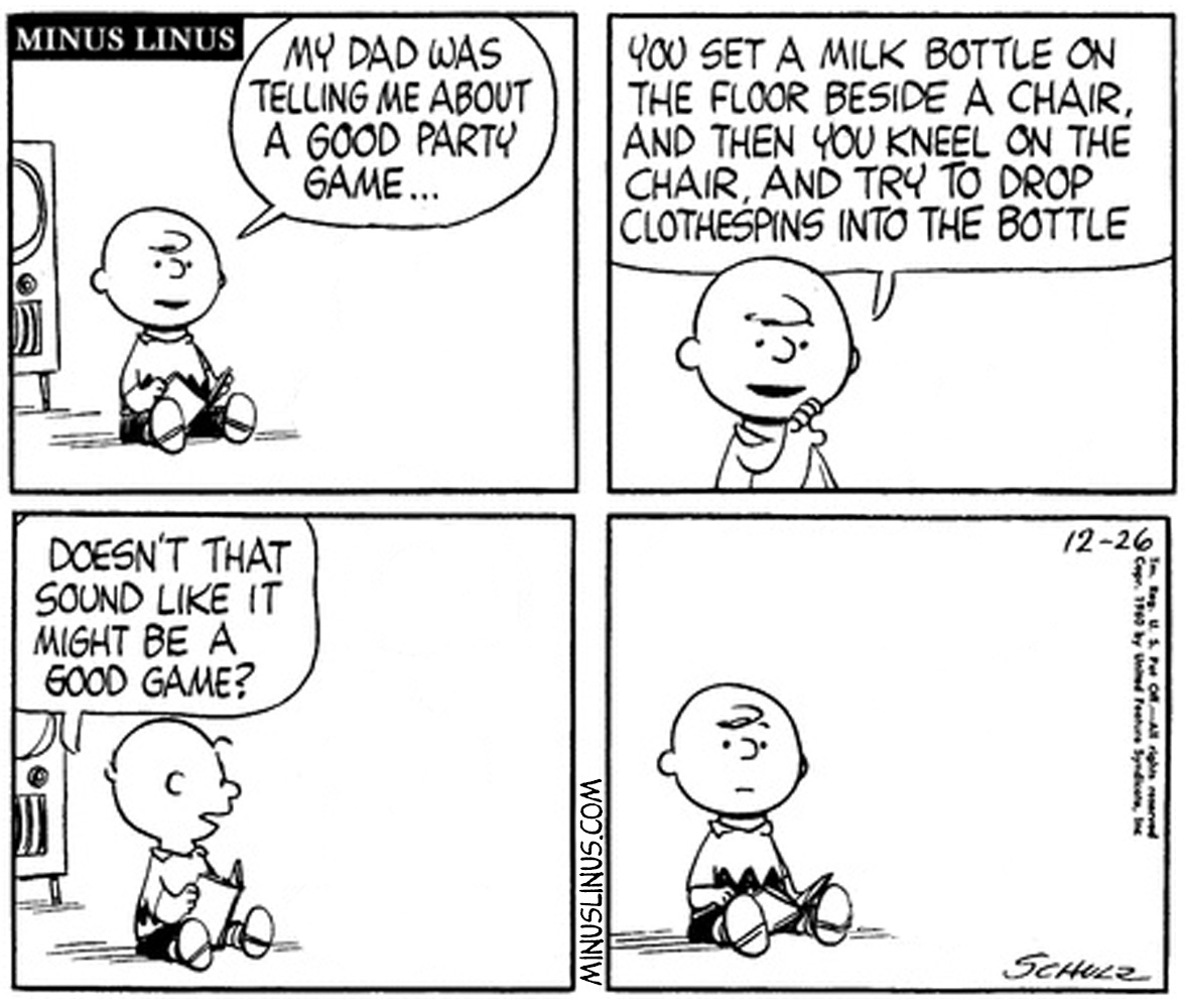 Not If You Play It by Yourself, Charlie Brown…