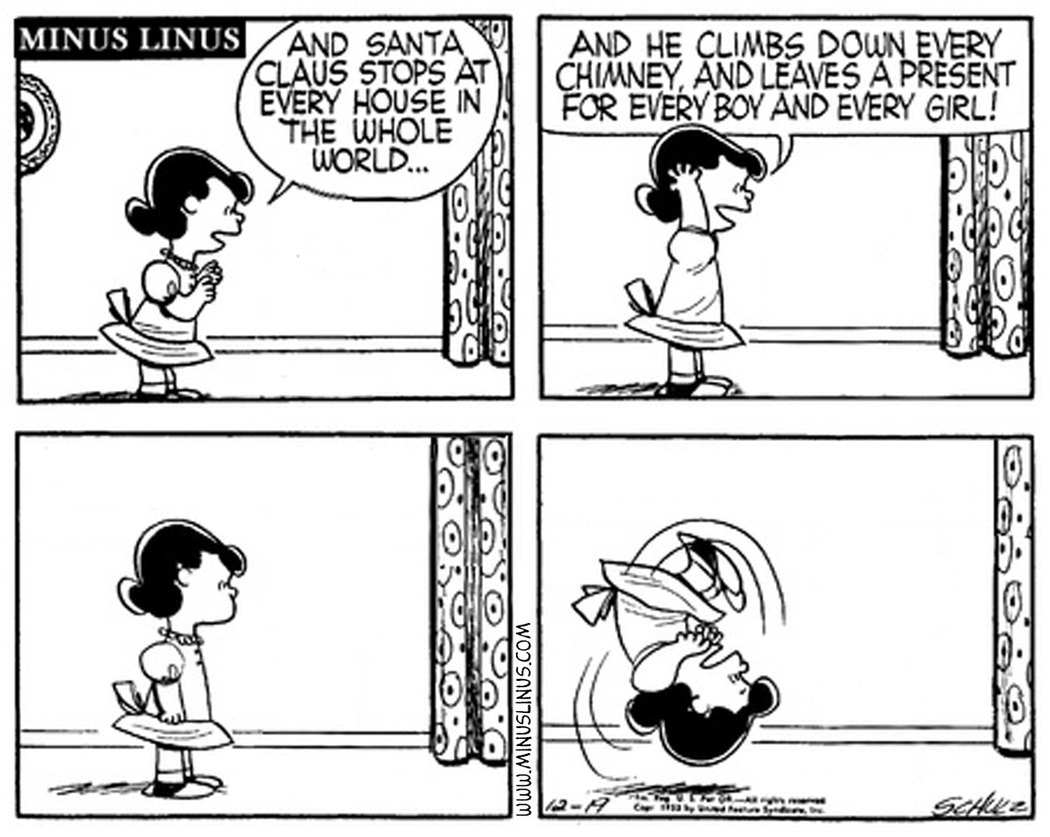 Lucy Flips for Santa.