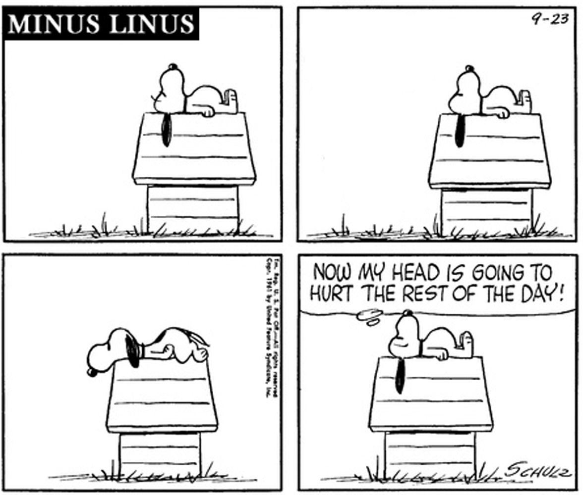 Never Change Positions, Snoopy!