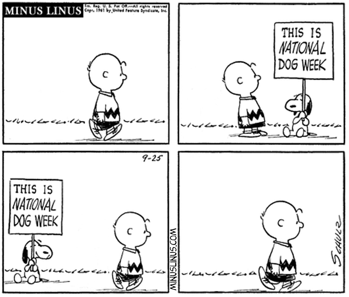 Just Keep Walking, Charlie Brown…