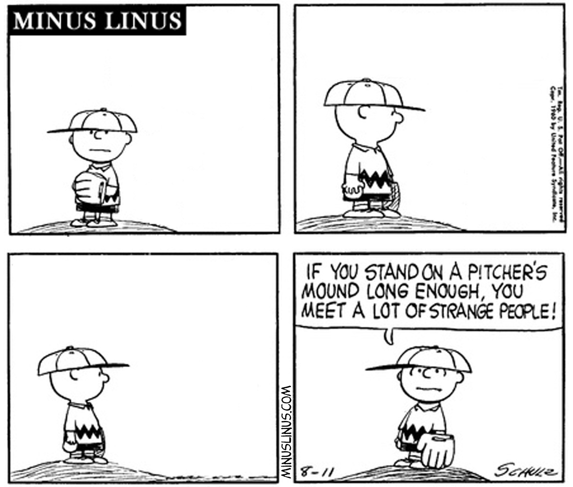 Huh.  Must be invisible people, Charlie Brown…