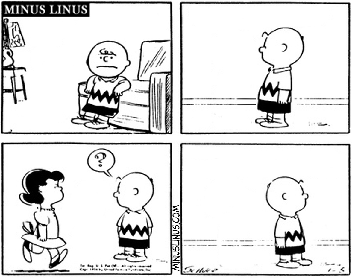 Life sure is confusing, isn’t it, Charlie Brown?