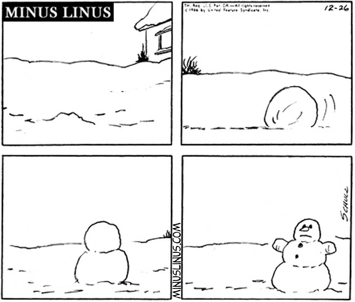 I TOLD You the Snowmen Were Forming!