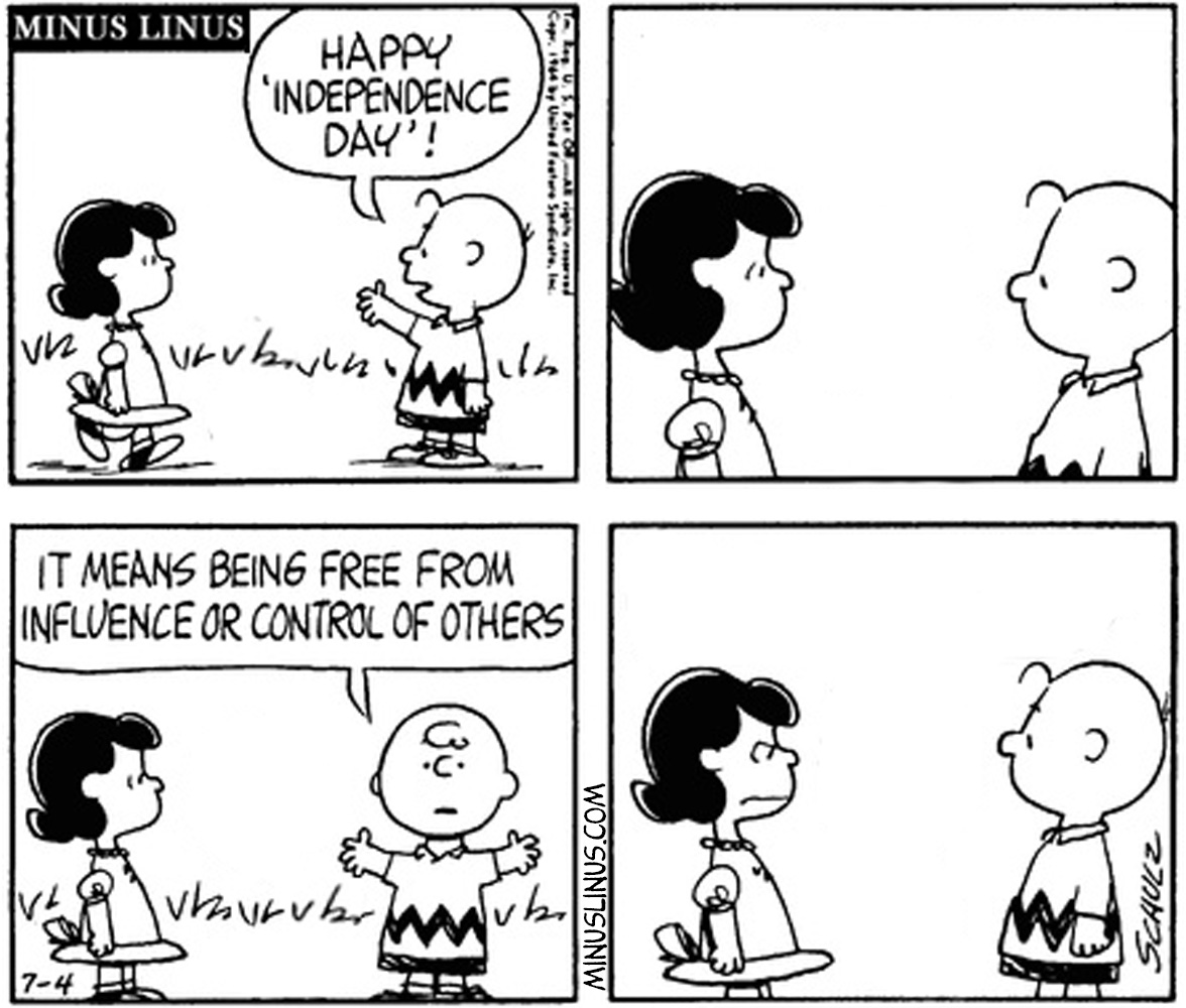 Lucy Doesn’t Like Having Independence Day Explained to Her, Charlie Brown…