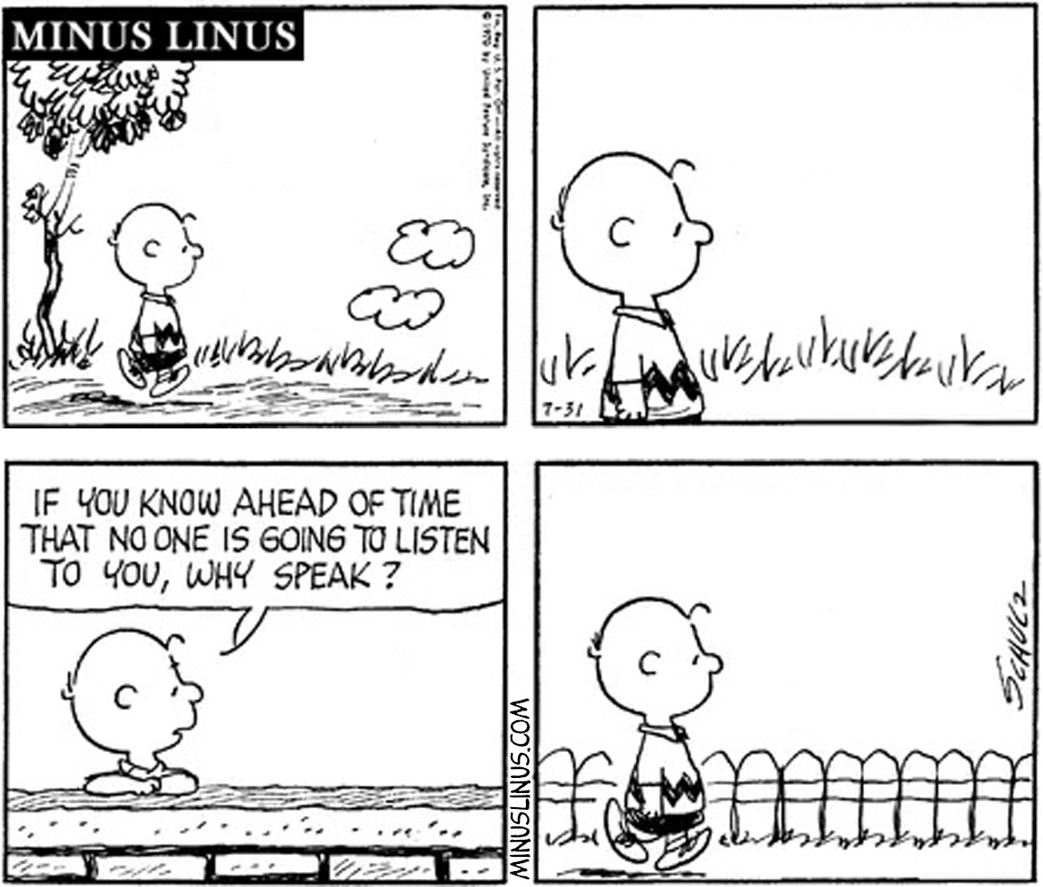 Good question, Charlie Brown!